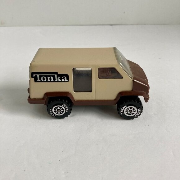 Vintage 1978 Tonka Toy Van Brown/Tan Small MADE IN USA! - Picture 1 of 8